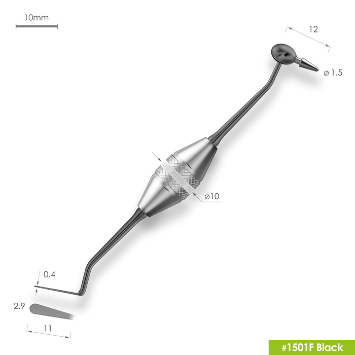 Картинка Штопфер-конденсатор-гладилка с/п 1501F Black, Фабри-Мастер Ди 0 из 5 