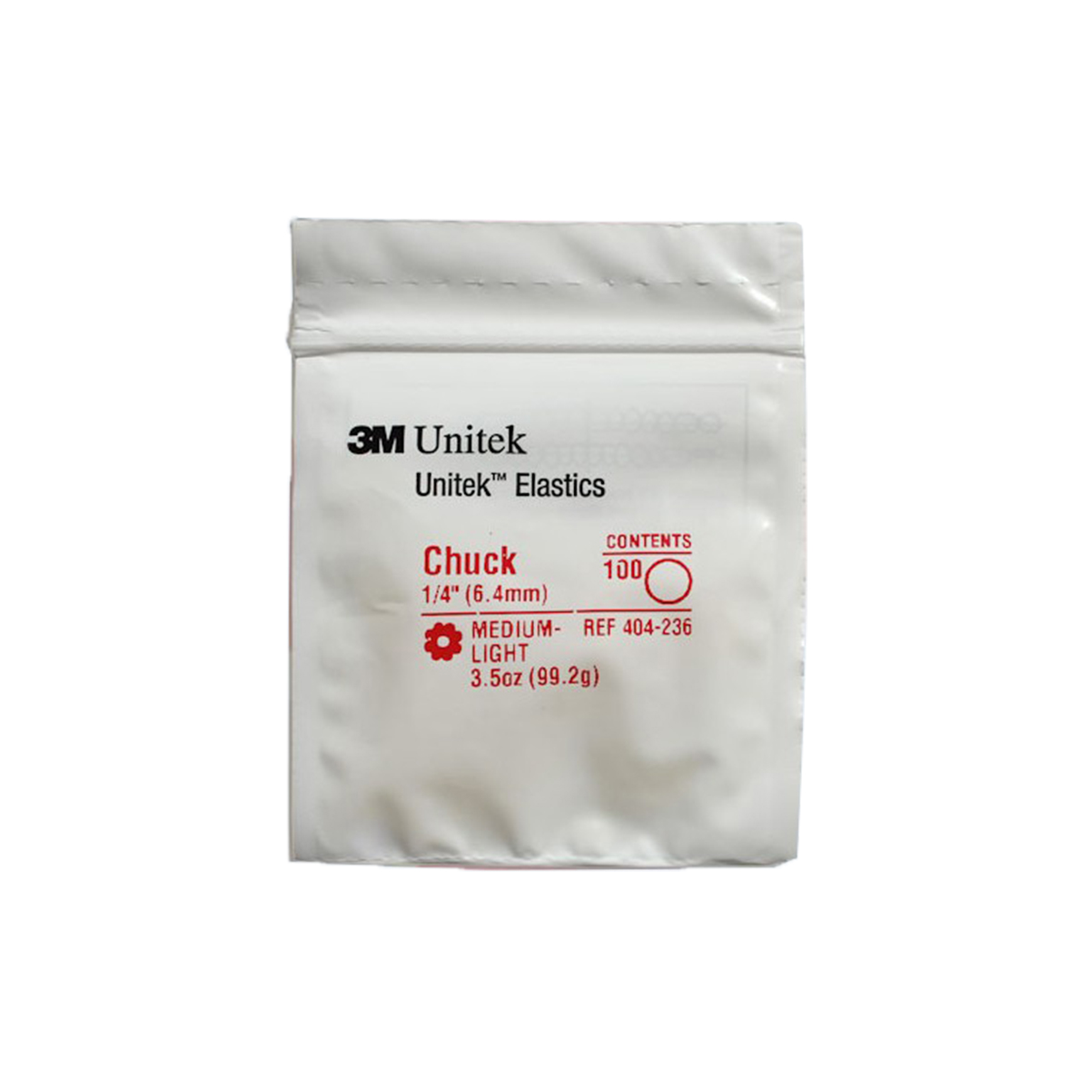 Кольцо эластичное Чак 99,2гр 6,4мм / Latex Elastics Chuck 3,5oz 1/4" Medium-light 100шт 404-236 купить