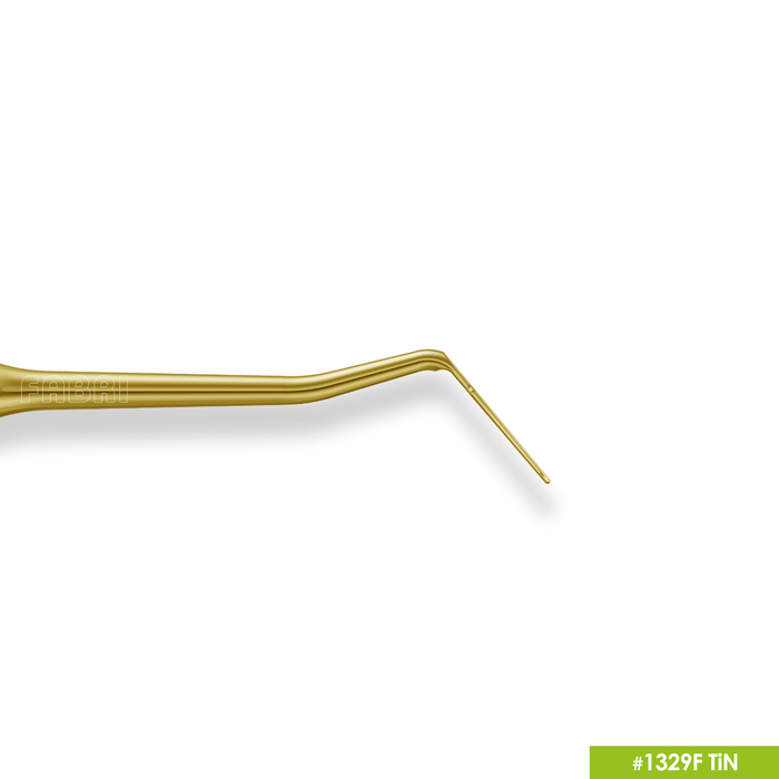 Картинка Гладилка  -пакер малая двухсторонняя эргономичная ручка O10mm покрытие Gold 3 из 5 