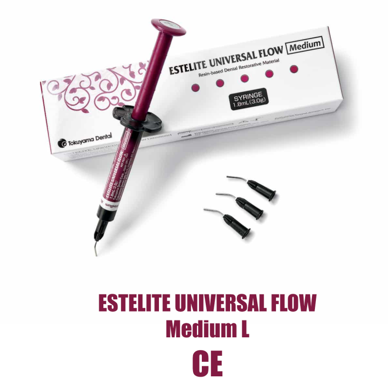 Эстелайт Юниверсал Флоу/ Estelite Universal Flow Medium L шприц 3г ( 1,8мл ) CE  средний 13867 купить