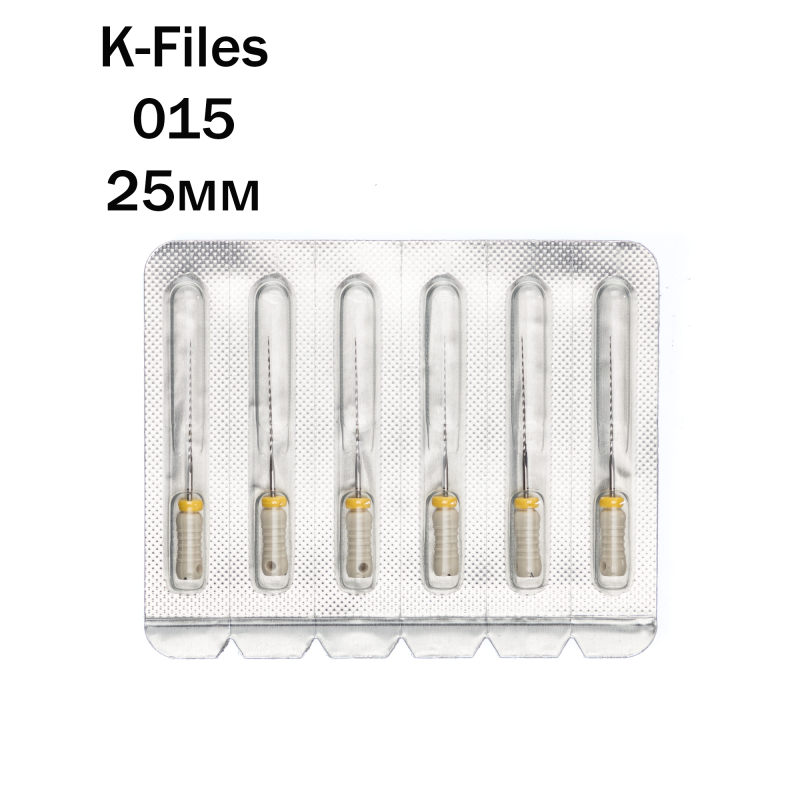 К-файлы / K-Files 015/25мм 6шт Pro-Endo P63025015 купить