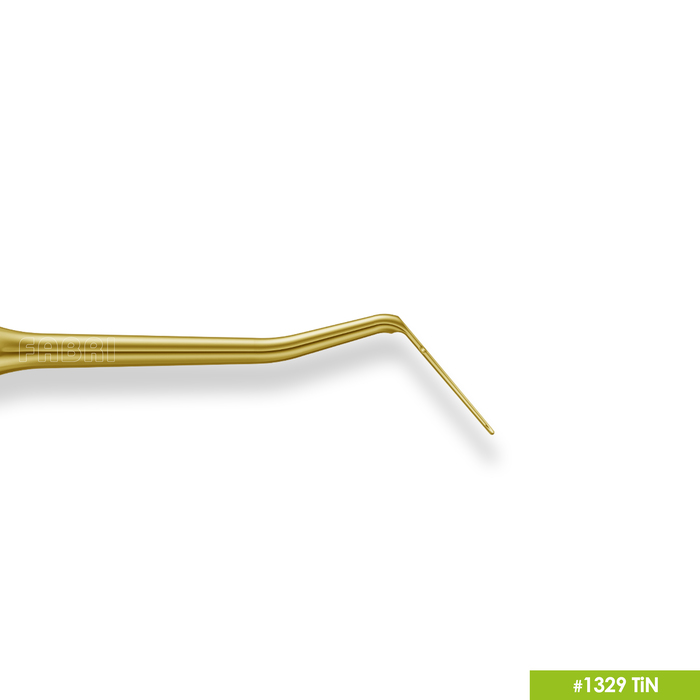 Картинка Гладилка - пакер малая двухсторонняя ручка O6mm покрытие Gold 3 из 4 