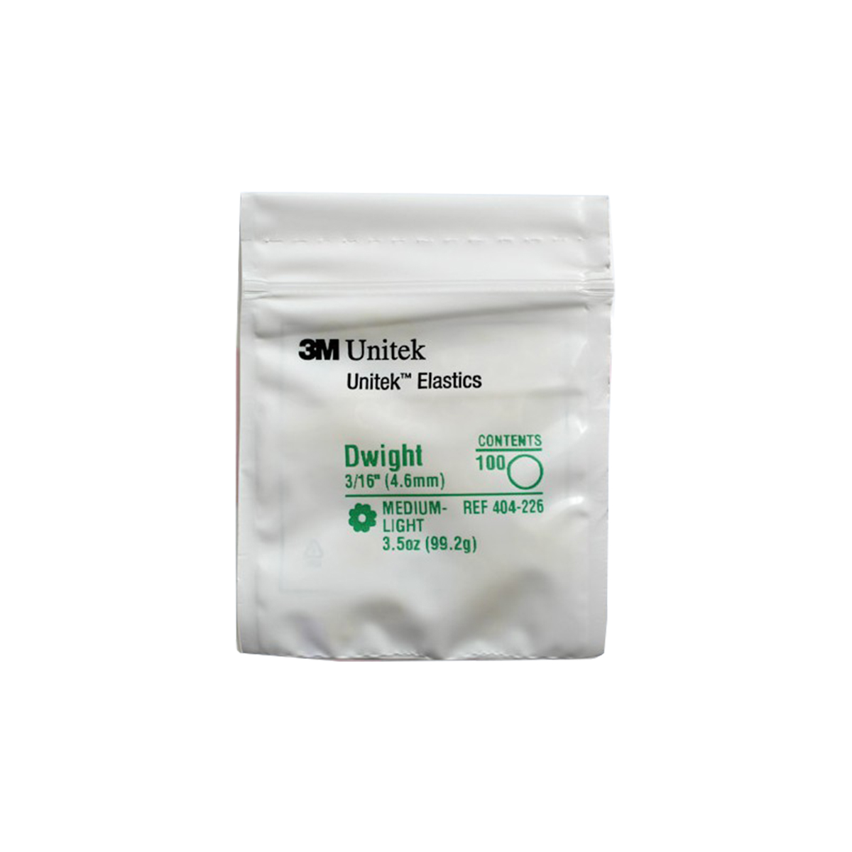 Кольцо эластичное Двайт 99,2гр 4,6мм / Latex Elastics Dwight 3,5oz 3/16"Dwight Medium-light 100шт 404-226 купить