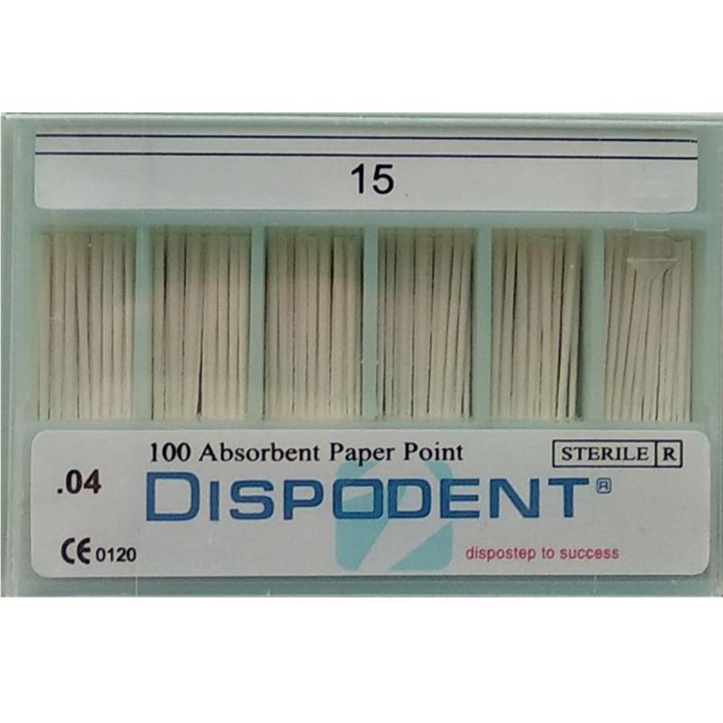 Штифты бумажные 04 №15 100шт Dispodent купить